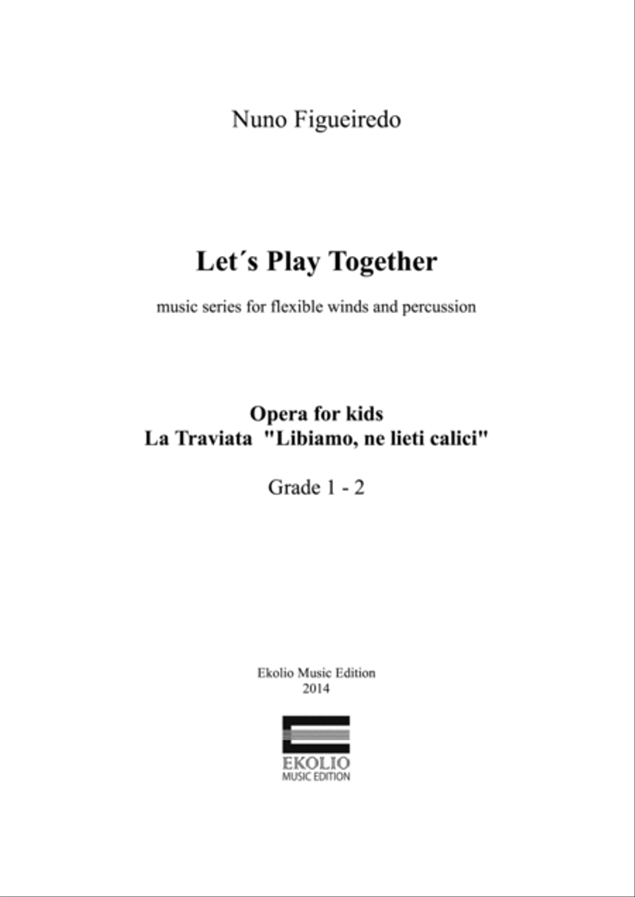 Opera for Kids - La traviata Concert Band scores gallery preview page 2