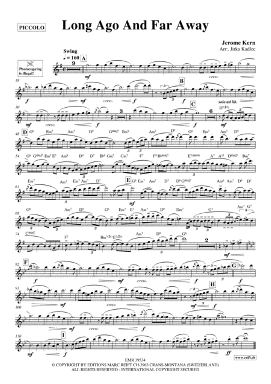 Long Ago And Far Away Piccolo scores gallery preview page 2