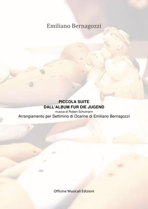 Book cover for PICCOLA SUITE DALL'ALBUM FUR DIE JUGEND per settimino di ocarine
