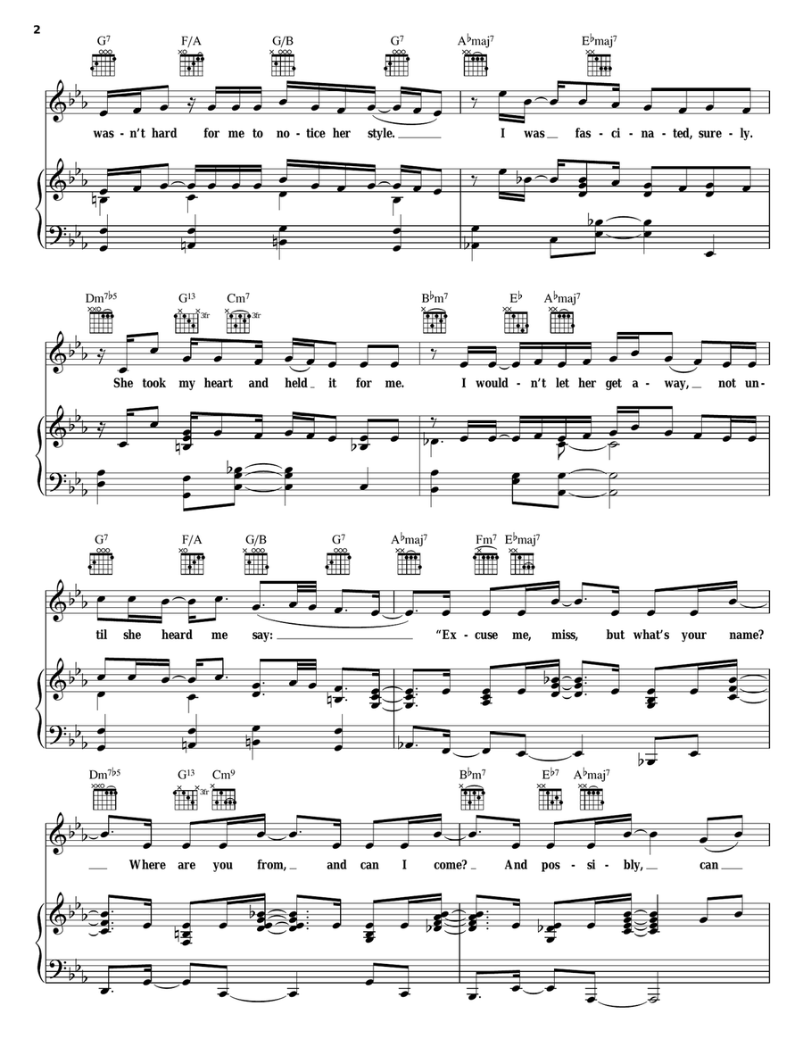 Take You Out Take You Out Piano, Vocal, Guitar scores gallery preview page 2