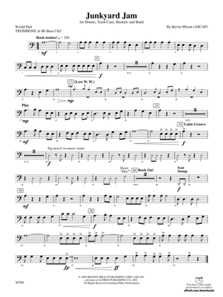 Junkyard Jam: (wp) 1st B-flat Trombone B.C.