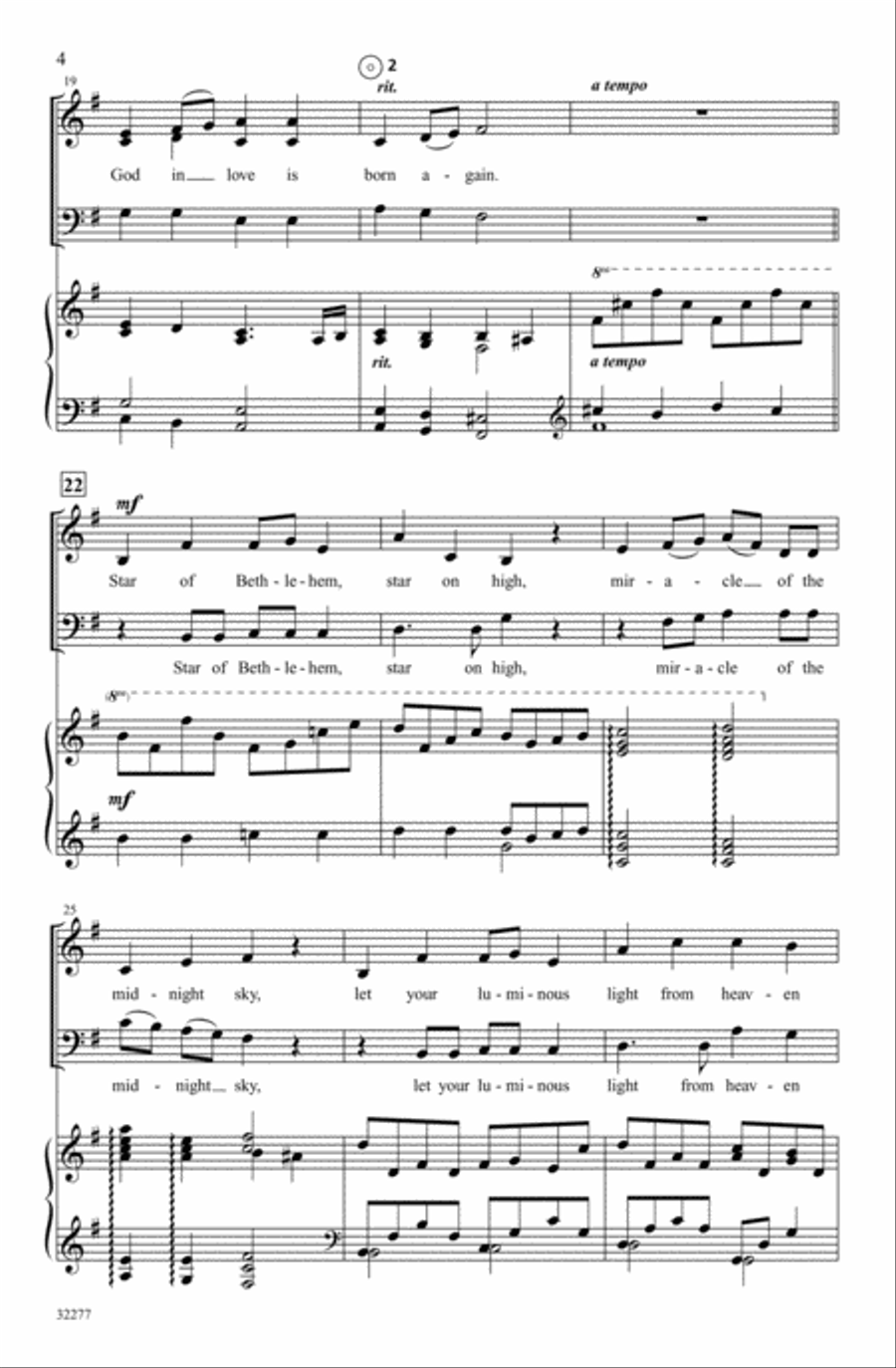 Star of Bethlehem Choir scores gallery preview page 3
