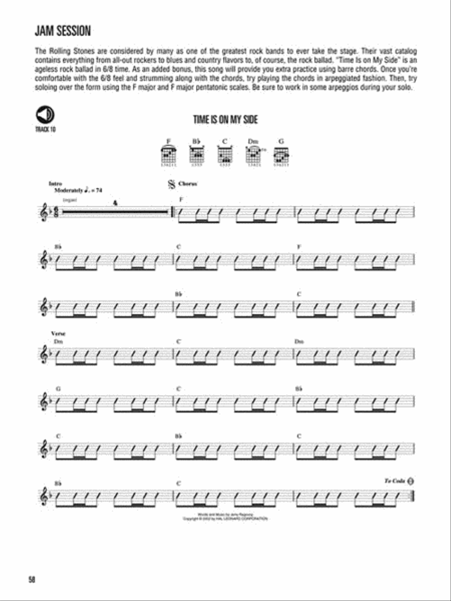 Hal Leonard Rock Guitar Method Electric Guitar scores gallery preview page 8