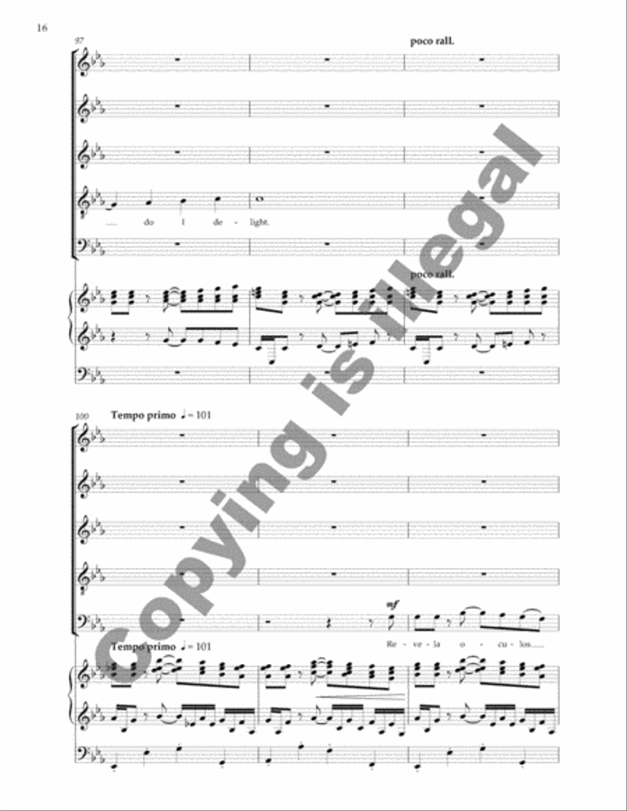 Open thou mine eyes Open thou mine eyes SSATB scores gallery preview page 14