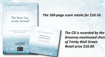 The Snow Lay On the Ground: Nine Festive Carol Settings (Score & CD Bundle)