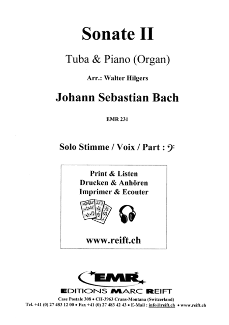 Sonate II Tuba scores gallery preview page 2
