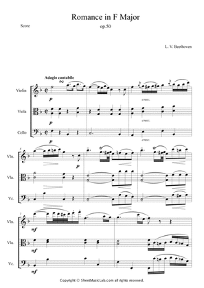 Book cover for Romance in F Major op.50