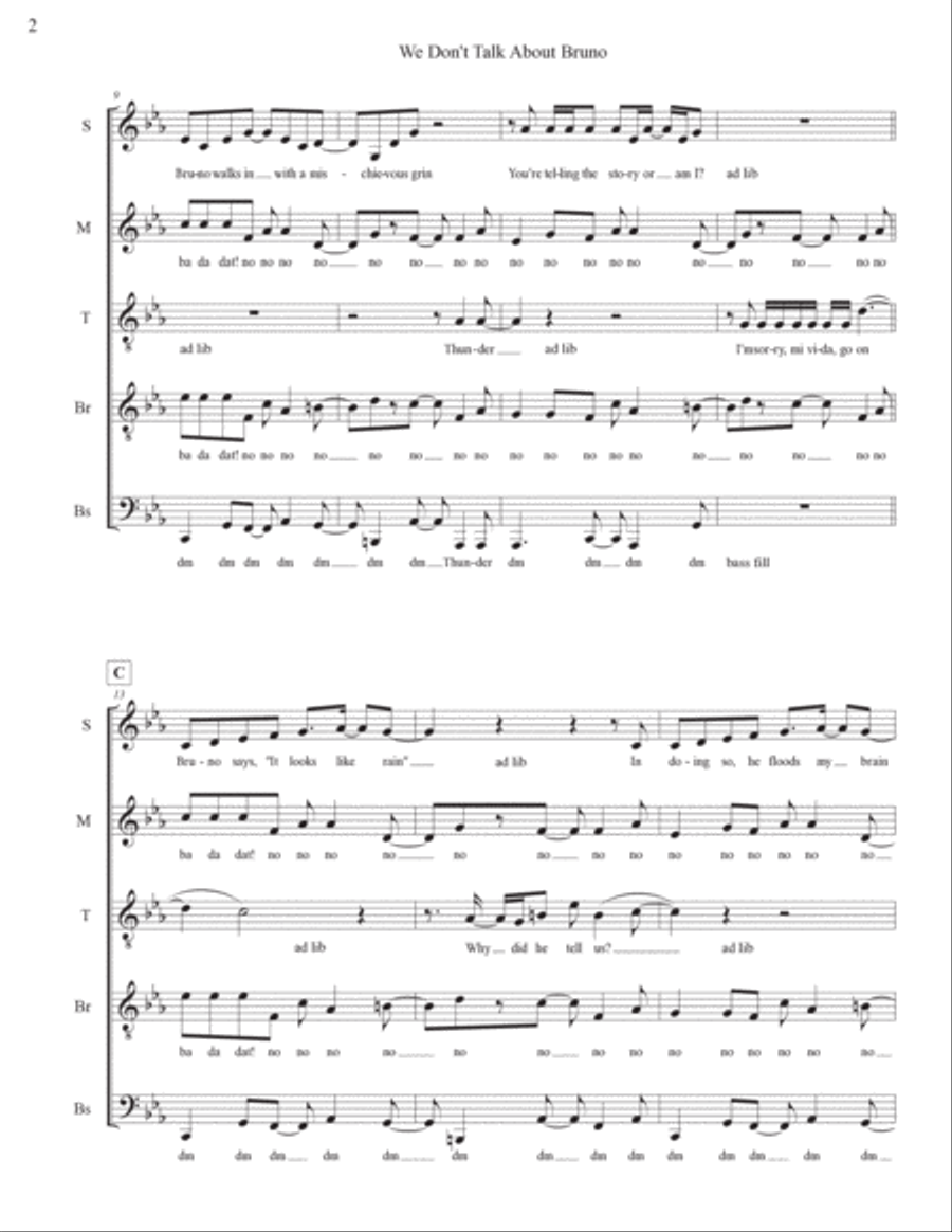 We Don't Talk About Bruno Divisi scores gallery preview page 2