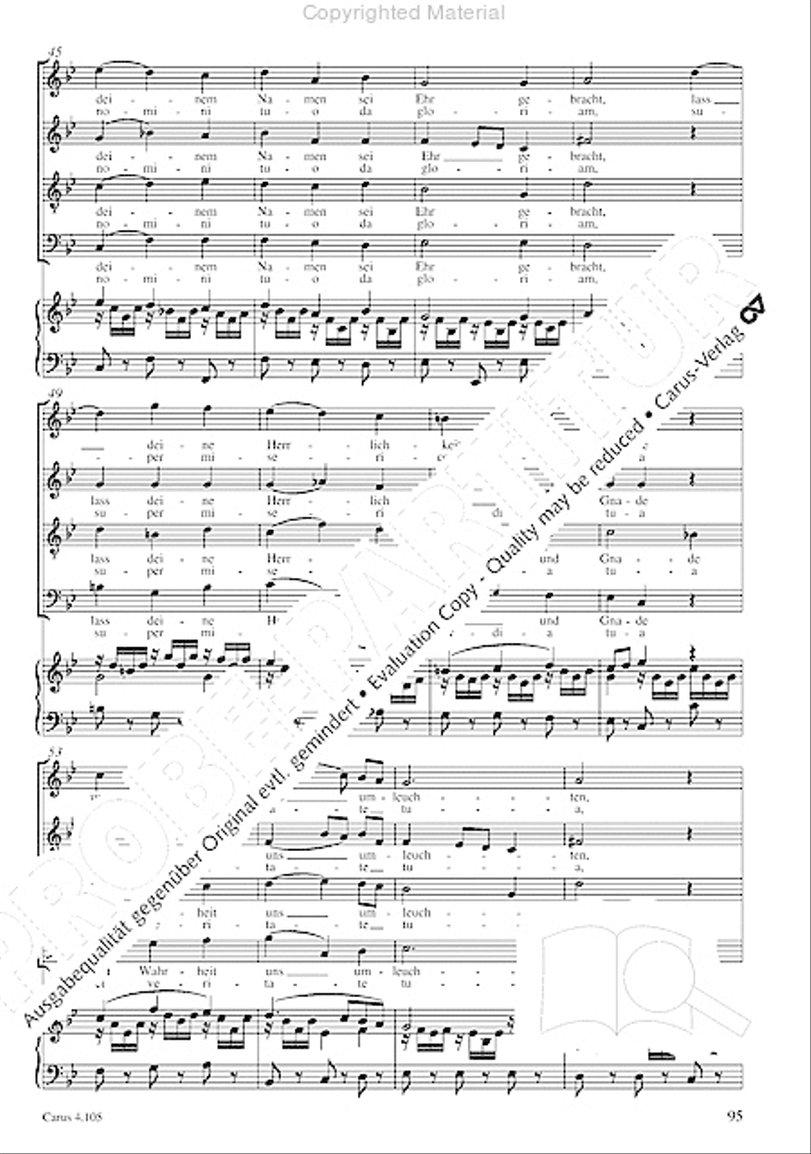 Choral collection Mendelssohn - editionchor Choir scores gallery preview page 96
