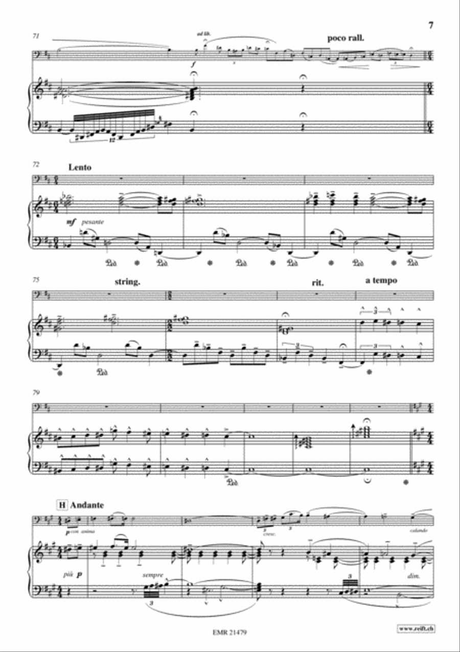 Concerto No. 9 Bass Trombone scores gallery preview page 7