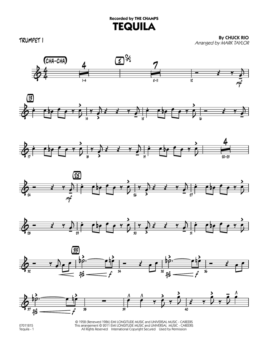 Tequila - Trumpet 1