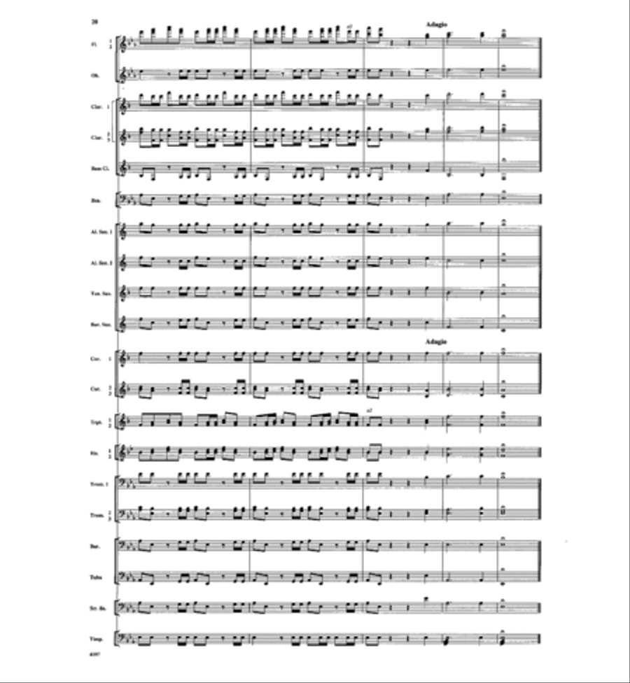 Hallelujah Chorus Hallelujah Chorus Concert Band scores gallery preview page 20
