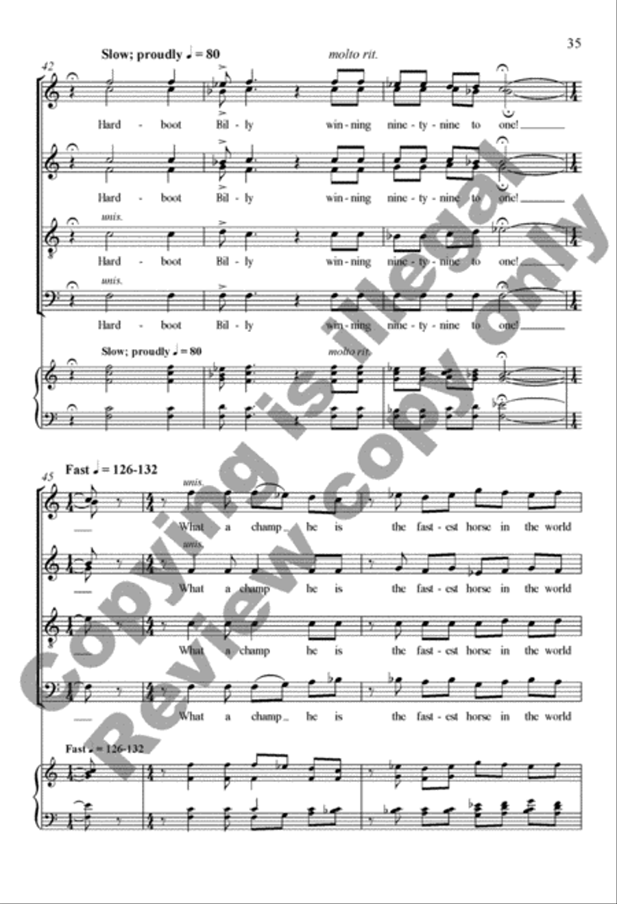 Due South (Complete Collection) 4-Part scores gallery preview page 35