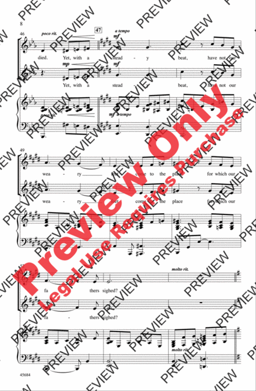 Lift Every Voice and Sing 2-Part scores gallery preview page 7