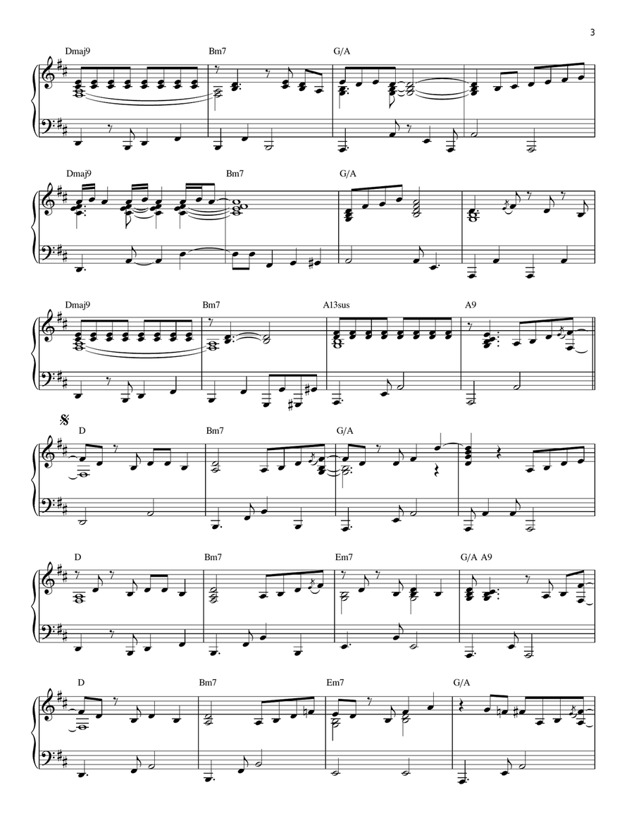 Breezin' Piano Solo scores gallery preview page 3