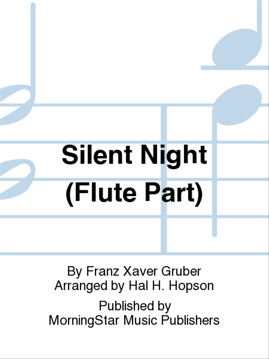 Silent Night (Flute Part) Choir scores gallery preview page 1