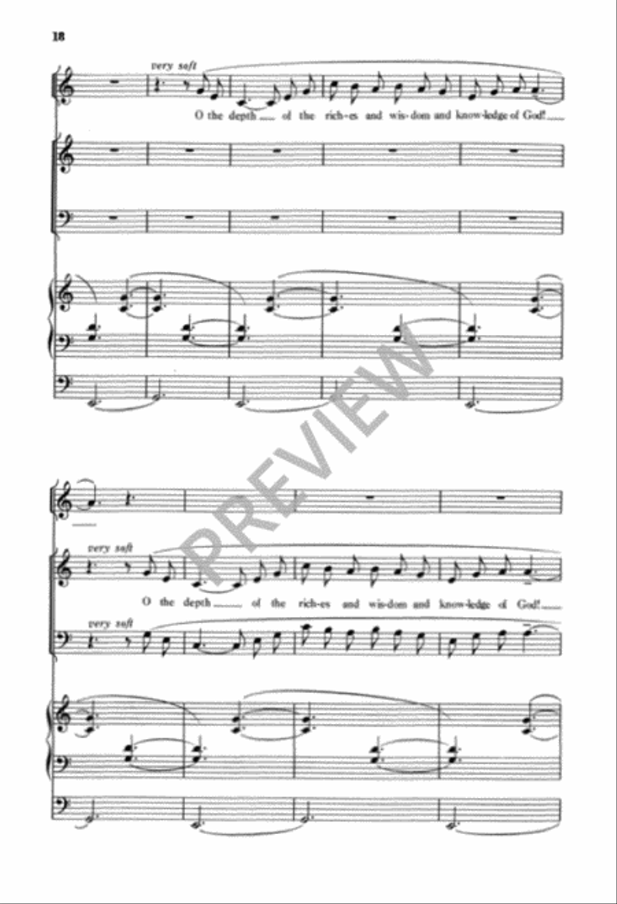 A Prayer for Us 4-Part scores gallery preview page 20