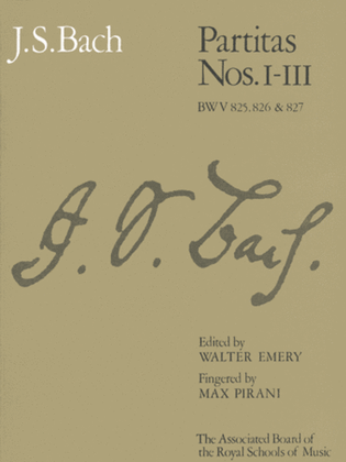 Book cover for Partitas I-III