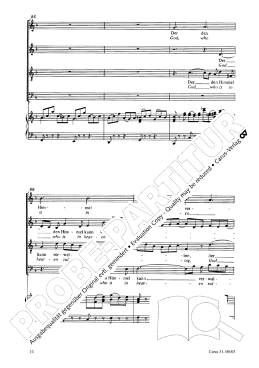 Lift, my soul, the veil of darkness 4-Part scores gallery preview page 15