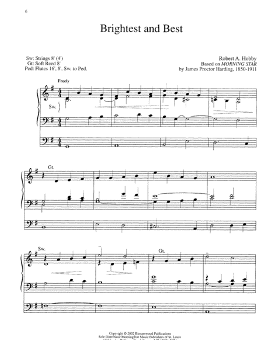 Three Epiphany Preludes, Set 1 Organ scores gallery preview page 4