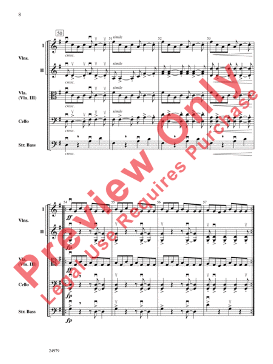 Music for a Found Harmonium String Orchestra scores gallery preview page 9