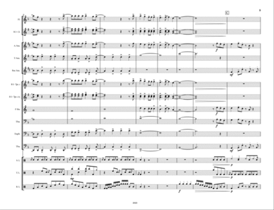 We Built This City Marching Band scores gallery preview page 5
