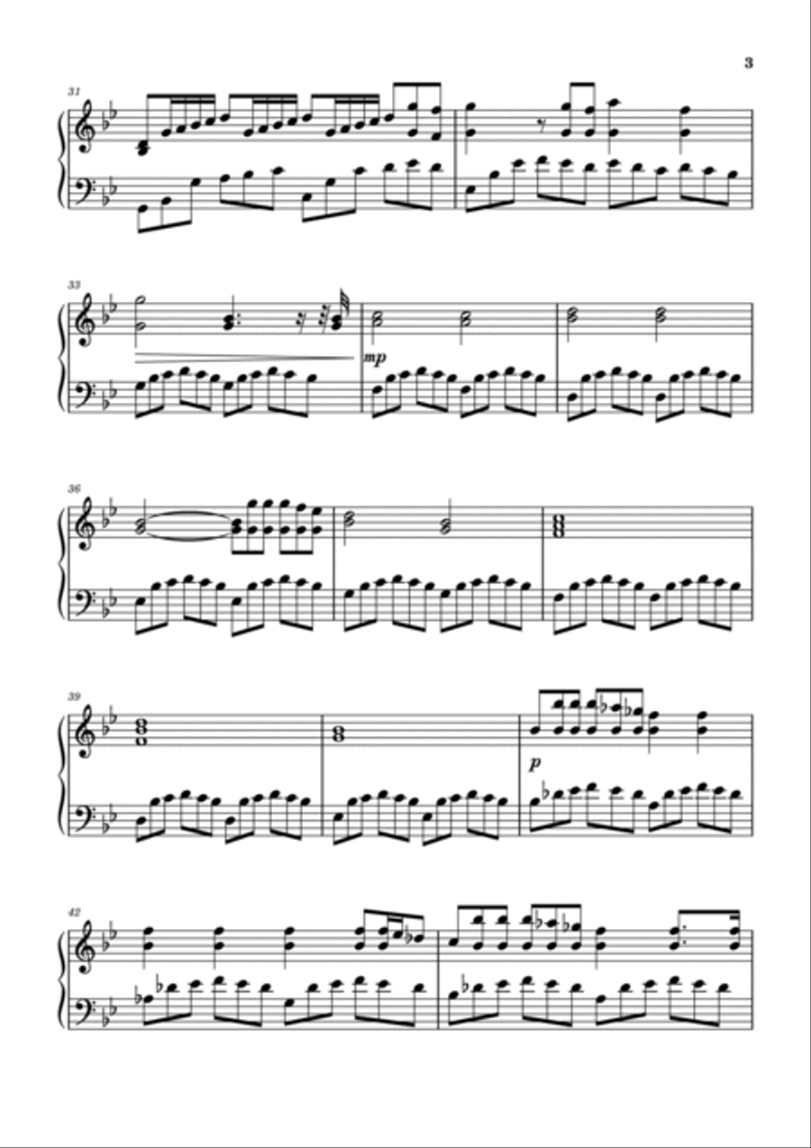 Prelude Prelude Piano Solo scores gallery preview page 3