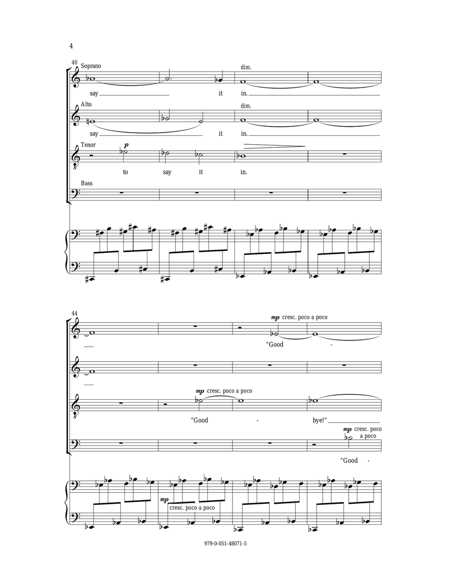 In A Railroad Station 4-Part scores gallery preview page 4