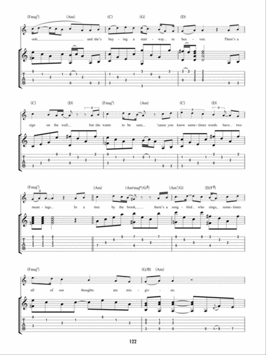 Stairway to Heaven Stairway to Heaven Guitar Tablature scores gallery preview page 3
