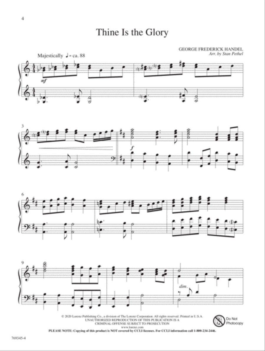 Jesus, Lover of My Soul Piano Solo scores gallery preview page 3