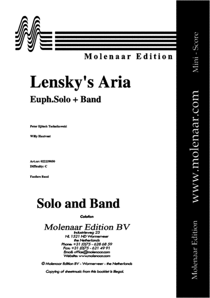 Lensky's Aria for Euphonium and Band