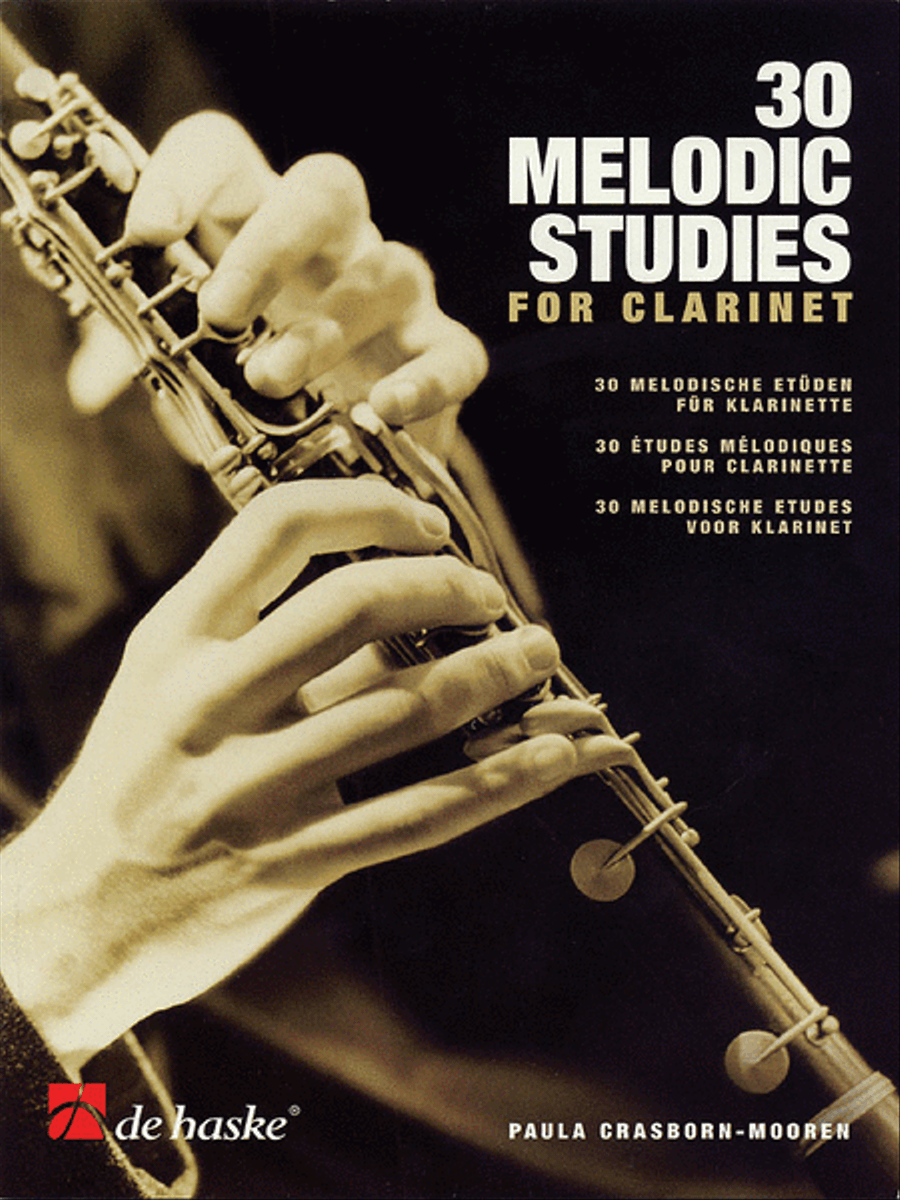 30 Melodic Studies for Clarinet Clarinet Solo scores gallery preview page 1