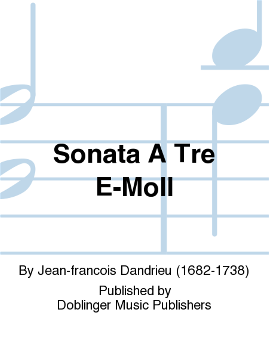 Sonata a tre e-moll Violin scores gallery preview page 1
