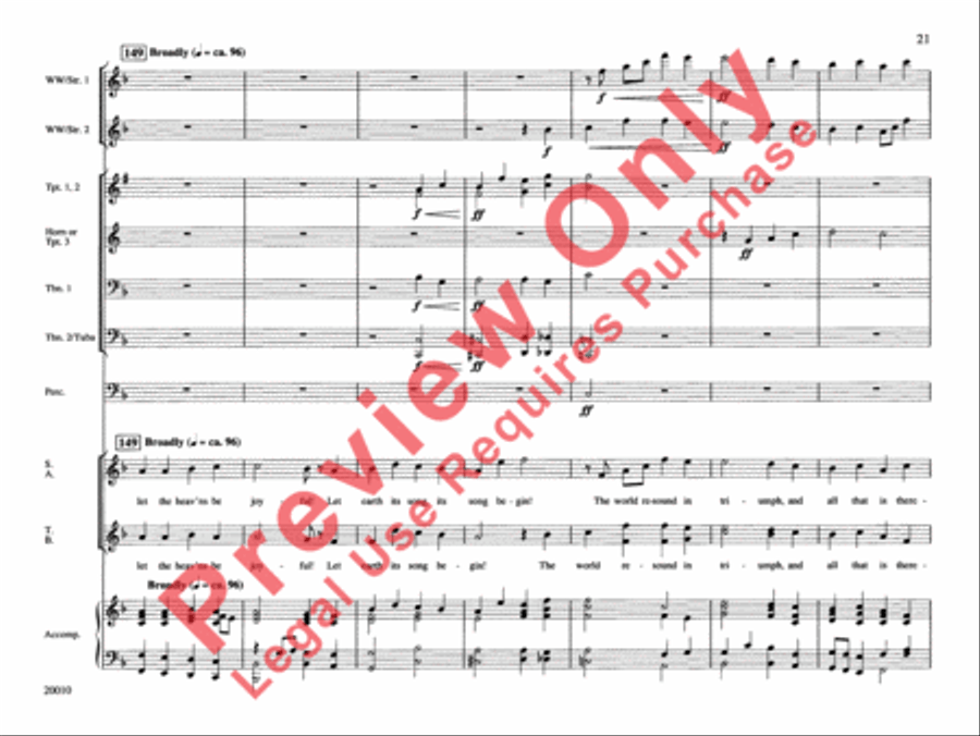 He Is Risen! Choir scores gallery preview page 22