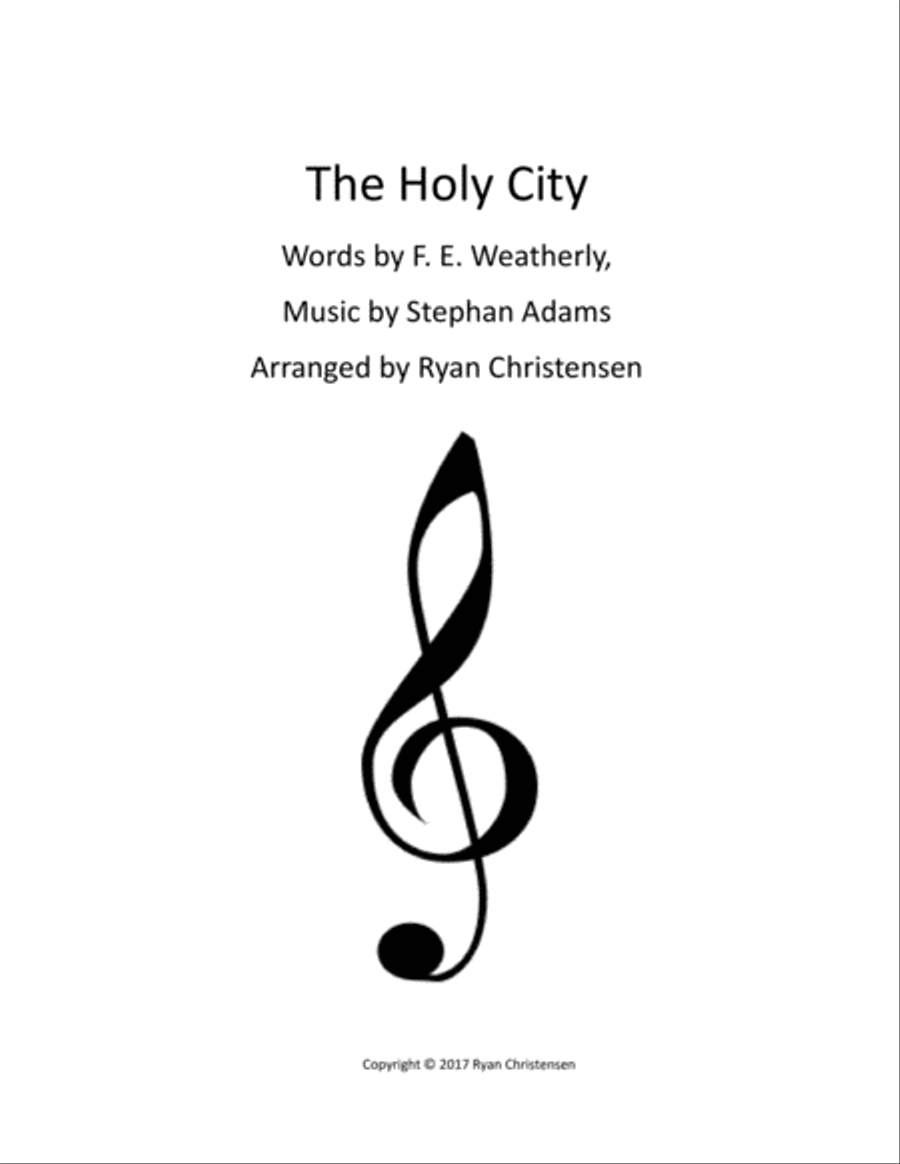The Holy City The Holy City 4-Part scores gallery preview page 1