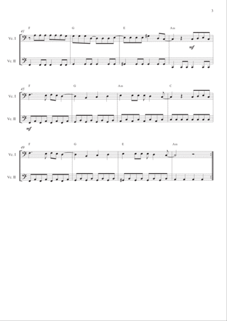 Bad Romance Easy Piano scores gallery preview page 3