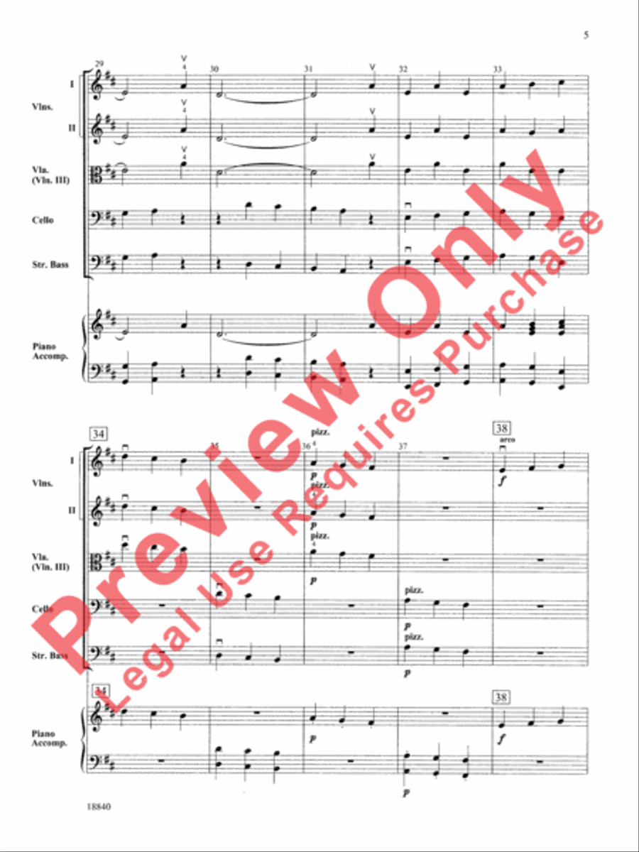 Shadow Dance String Orchestra scores gallery preview page 6