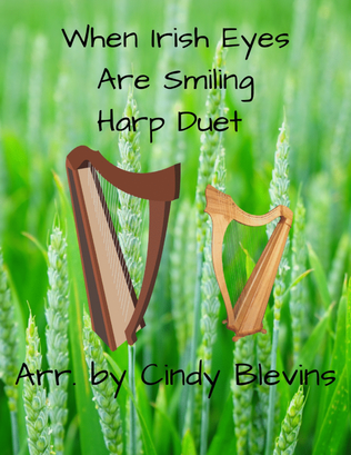 Book cover for When Irish Eyes are Smiling, for Harp Duet
