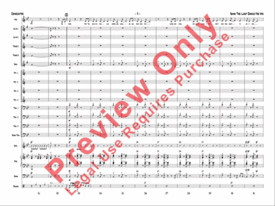 Save the Last Dance for Me Jazz Ensemble scores gallery preview page 6