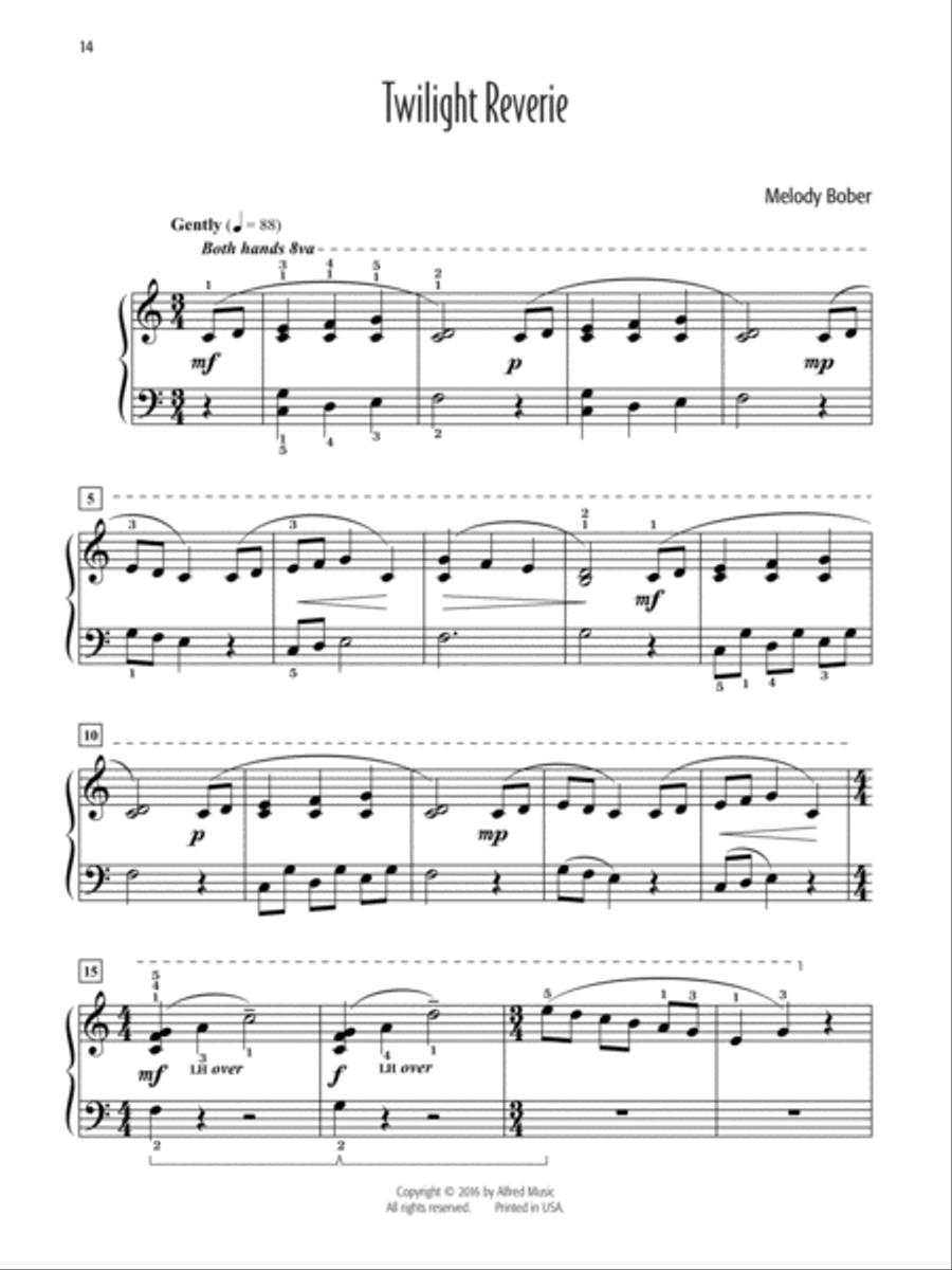 Melody Bober's Favorite Solos 1-3 (Value Pack) Easy Piano scores gallery preview page 21