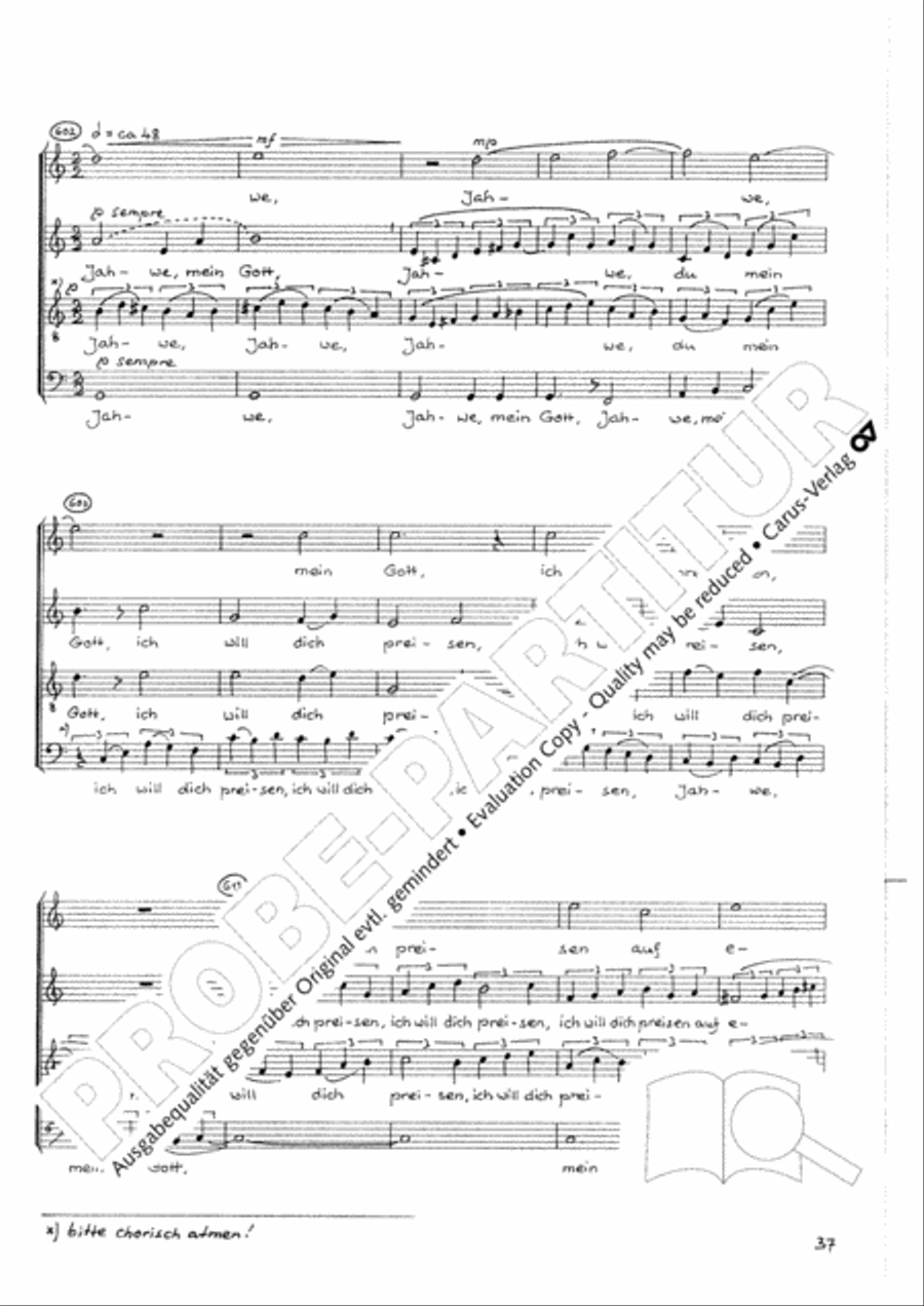 Namen-Gottes-Litanei Namen-Gottes-Litanei Mixed Choir scores gallery preview page 38