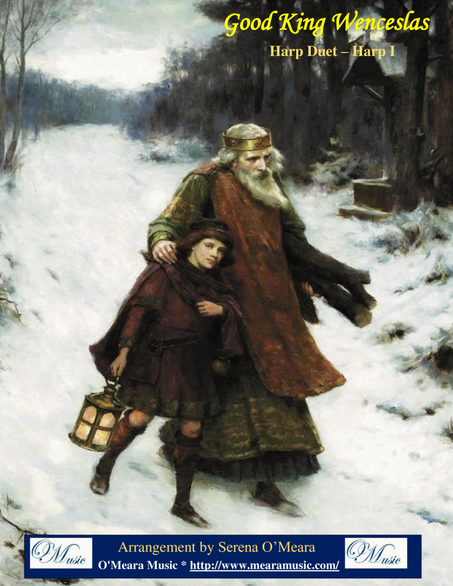 Good King Wenceslas, Harp I Celtic Harp scores gallery preview page 1