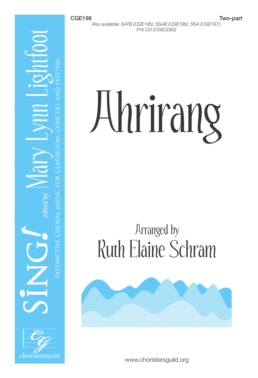 Ahrirang Two-part Ahrirang Two-part Choir scores gallery preview page 1