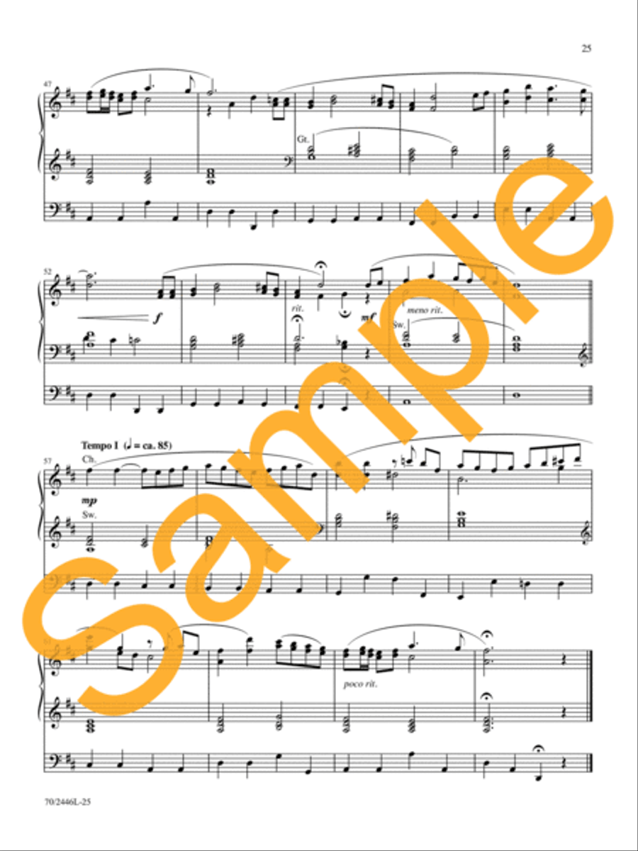 All Glory Be to Christ All Glory Be to Christ Organ Solo scores gallery preview page 20