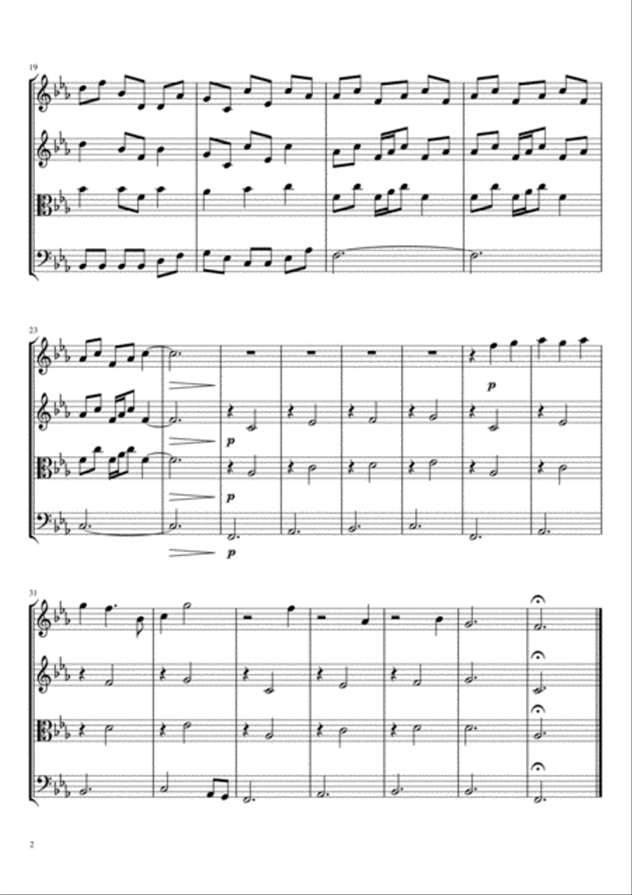 Elk Mountain String Quartet scores gallery preview page 2