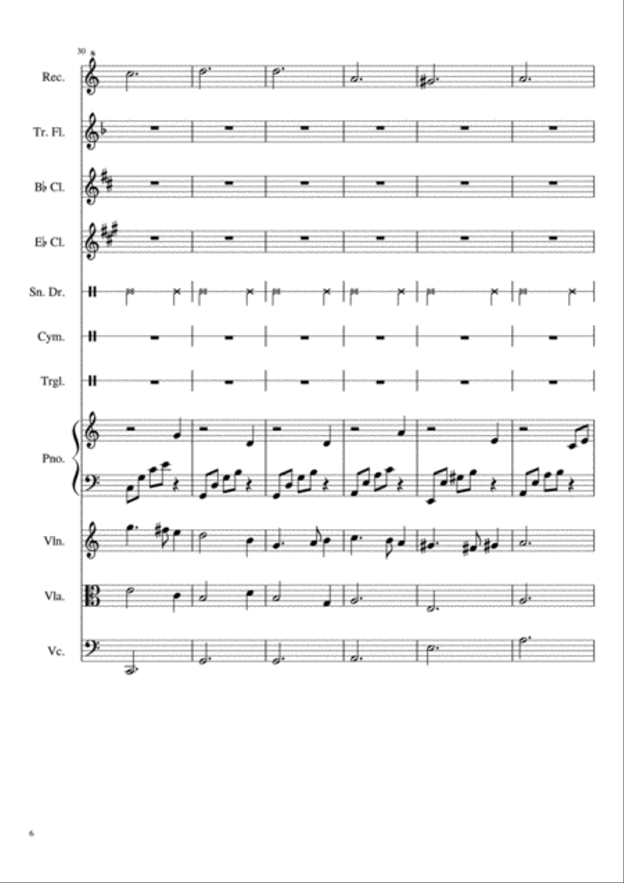 Greensleeves Percussion Ensemble scores gallery preview page 6