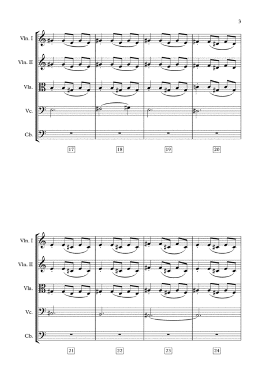 Passacaglia String Quintet scores gallery preview page 4