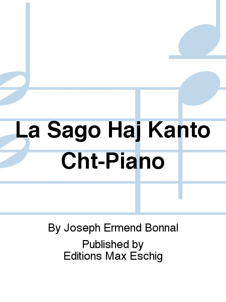 La Sago Haj Kanto Cht-Piano