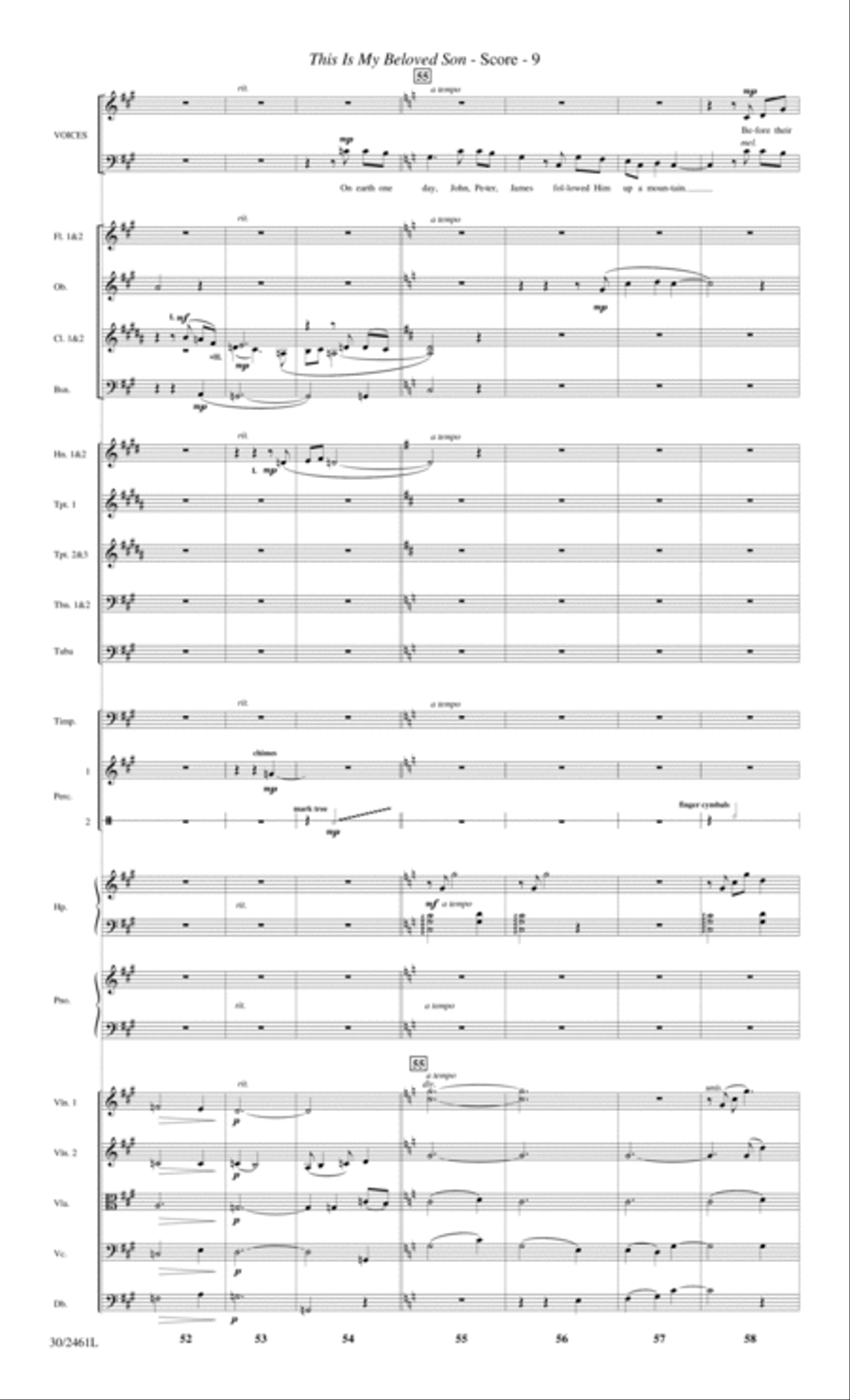 Journey to the Cross - Orchestral Score and Parts Choir scores gallery preview page 11