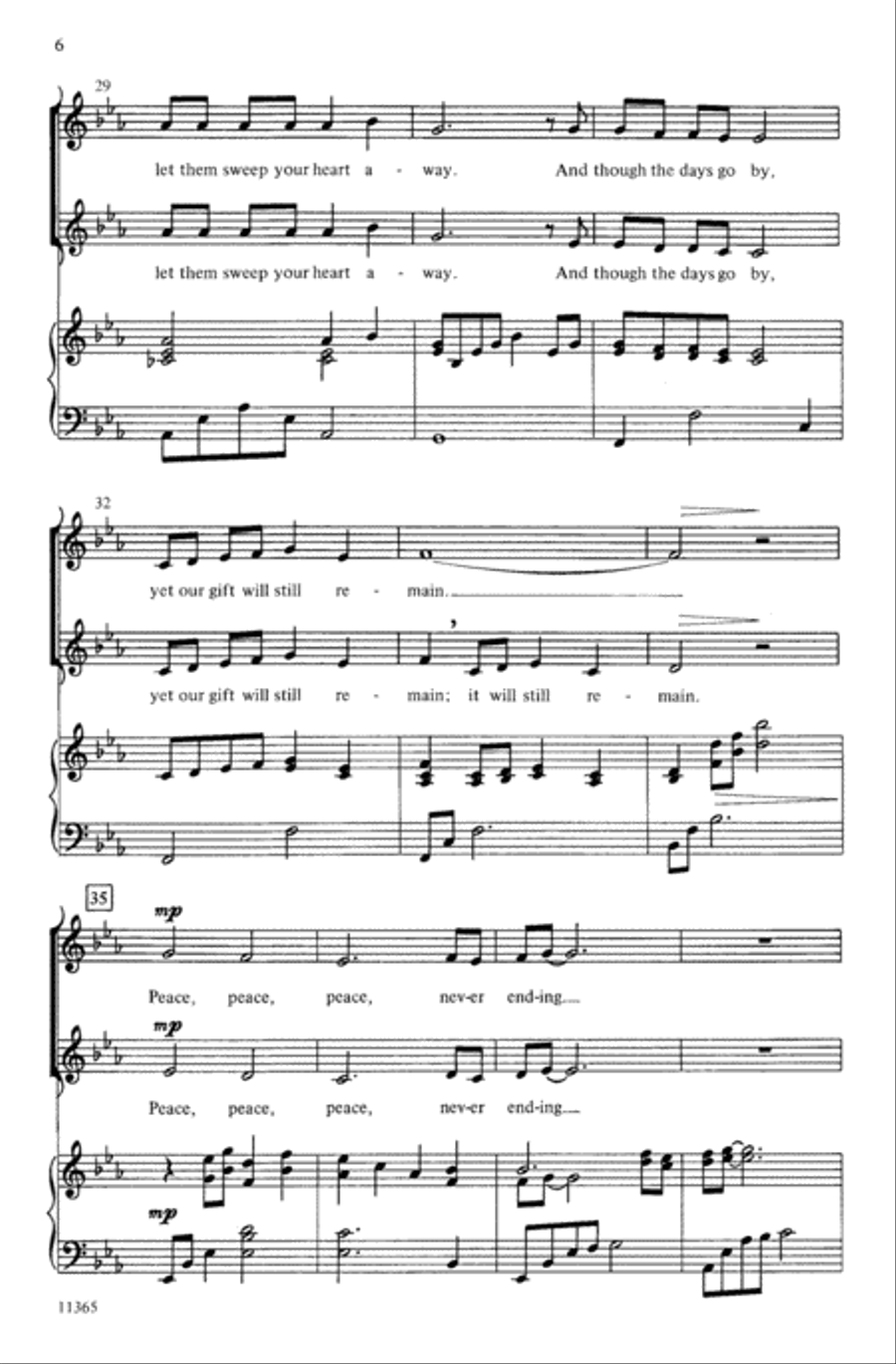 Our Gift for You Choir scores gallery preview page 4